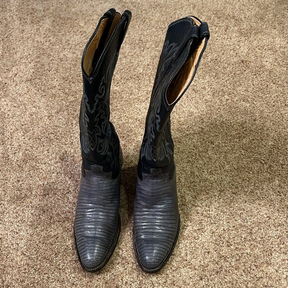 Vintage Justin Cowboy Boots Women's Size 8 - Picture 4 of 8